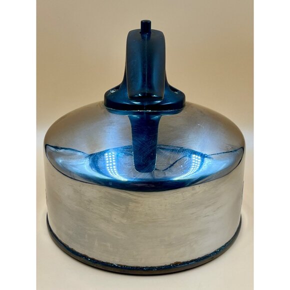 Paul Revere Ware 1801 Copper Bottom 1 Qt. Stainless Steel Whistling Tea Kettle - Picture 3 of 7